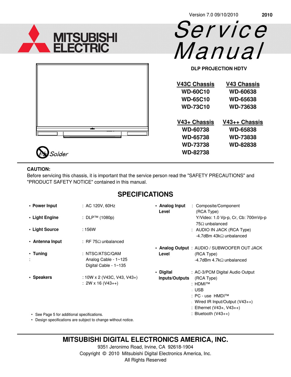 Mitsubishi инструкция. Mitsubishi телевизор мануал. Телевизор Mitsubishi шасси. Mitsubishi ws300a manual.