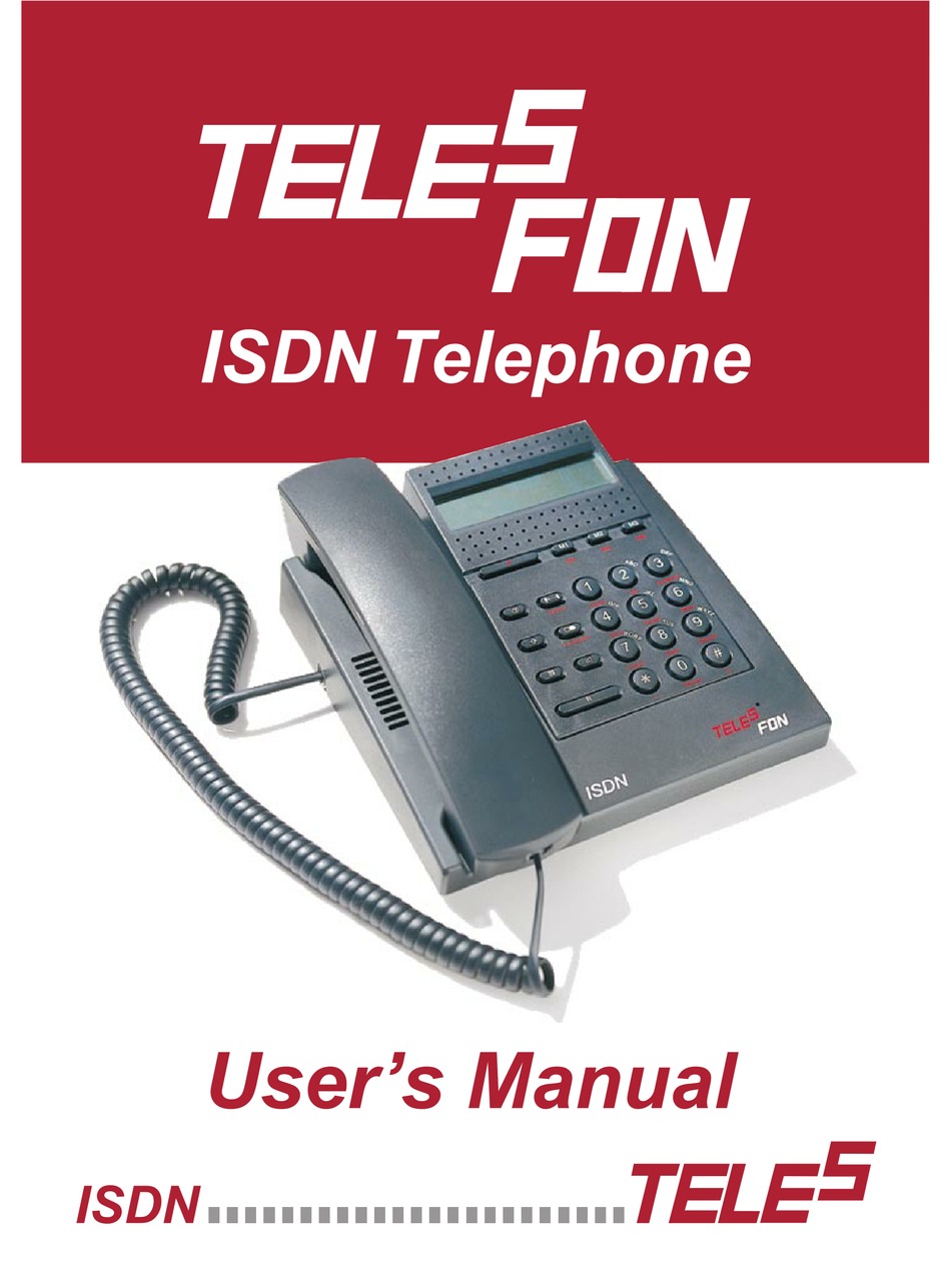 TELES ISDN TELEPHONE USER MANUAL Pdf Download | ManualsLib