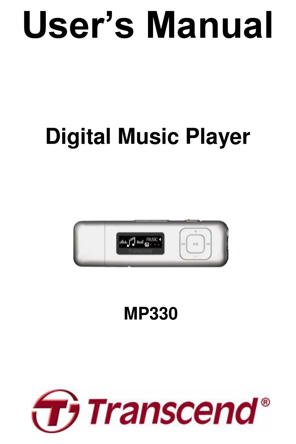 Transcend Mp330 User Manual Pdf Download Manualslib