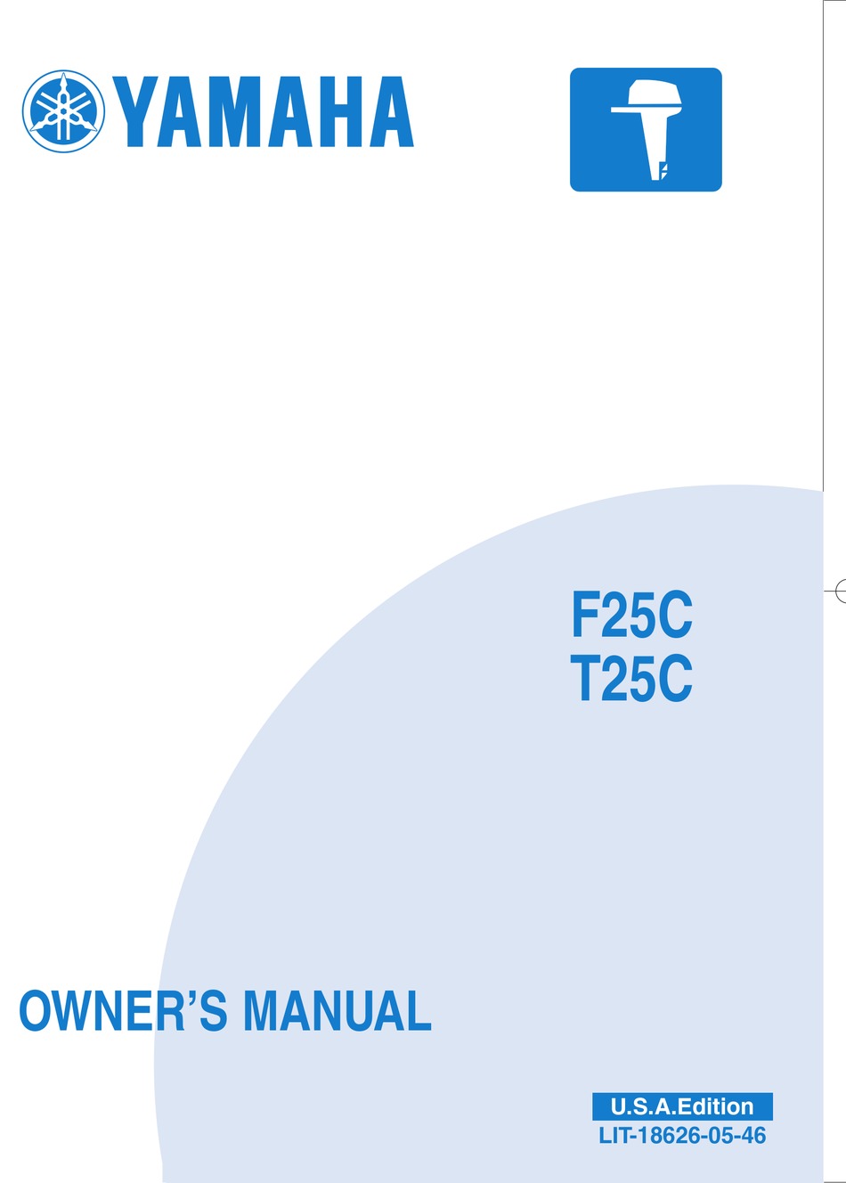 YAMAHA F25C OWNER'S MANUAL Pdf Download | ManualsLib