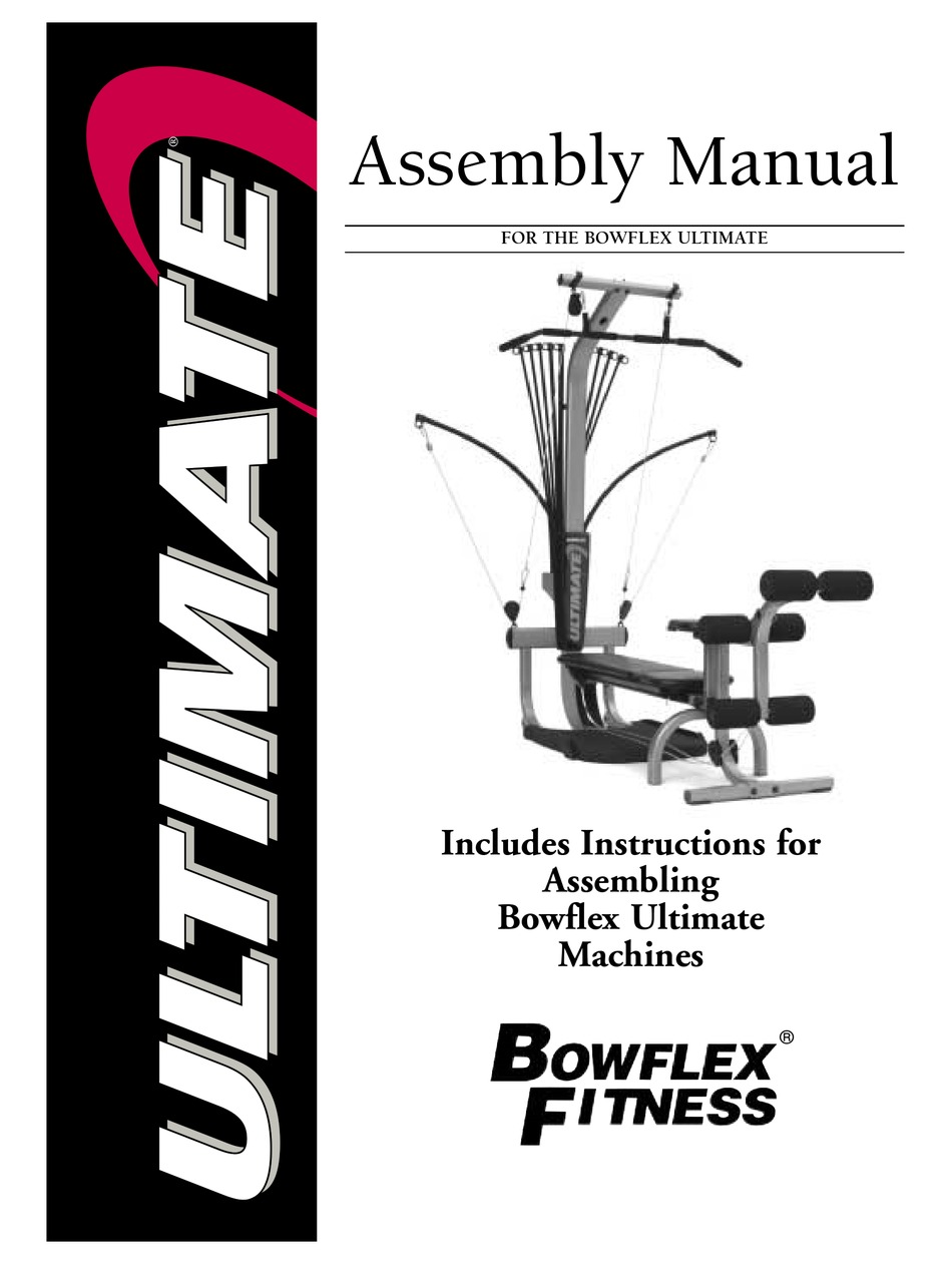 BOWFLEX ULTIMATE ASSEMBLY MANUAL Pdf Download | ManualsLib