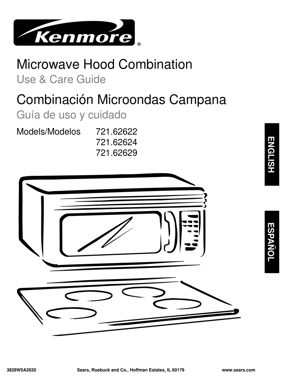 kenmore microwave model 721.626