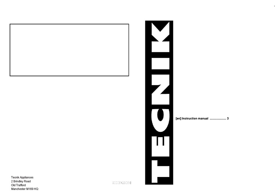 TECNIK HOB INSTRUCTION MANUAL Pdf Download | ManualsLib