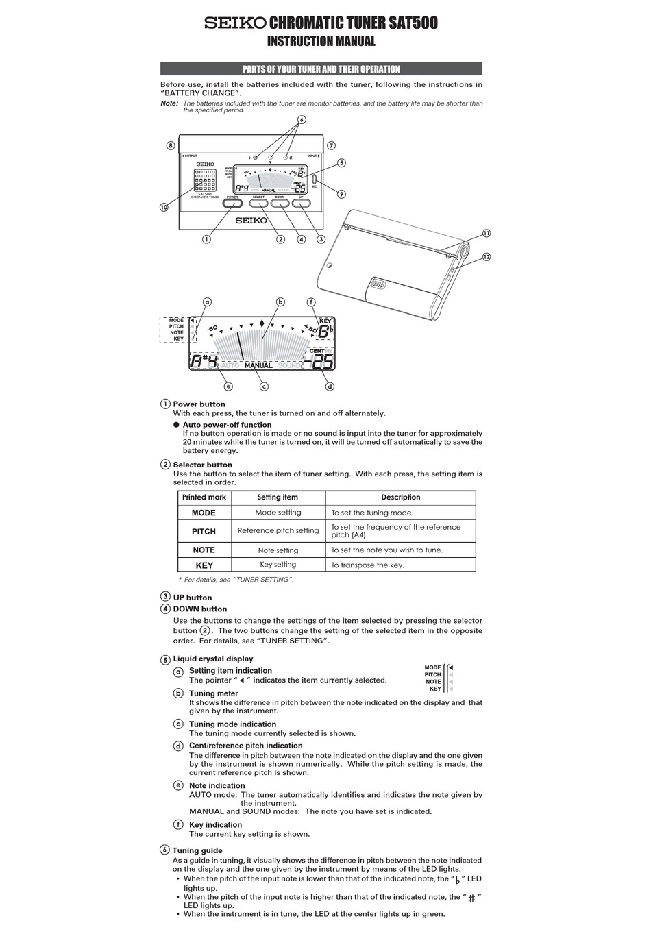 seiko astron user manual