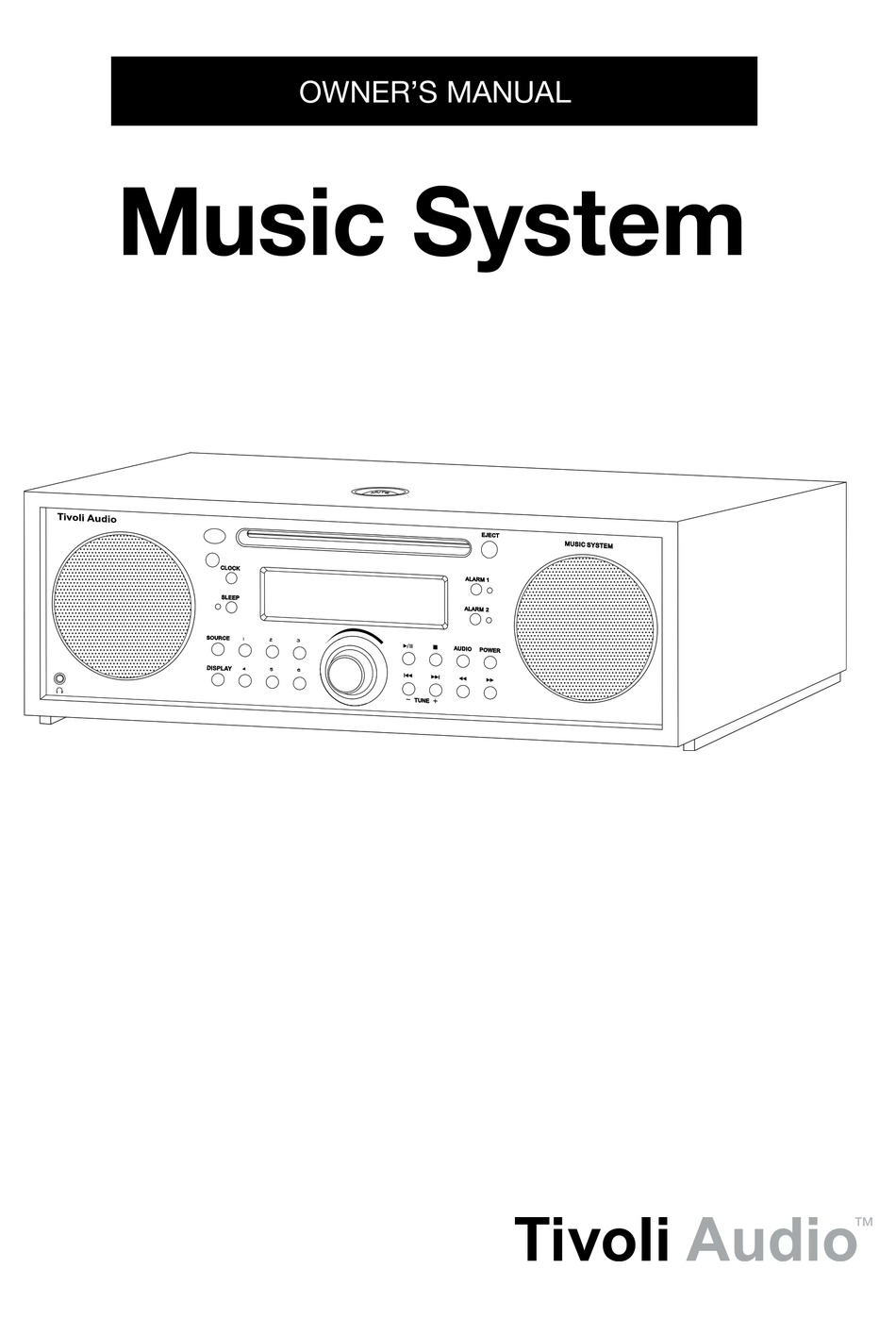 TIVOLI AUDIO MUSIC SYSTEM OWNER'S MANUAL Pdf Download ManualsLib