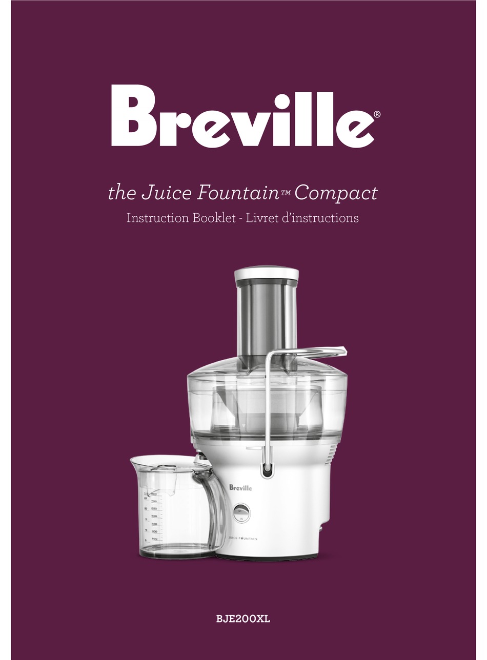 BREVILLE JUICE FOUNTAIN COMPACT 