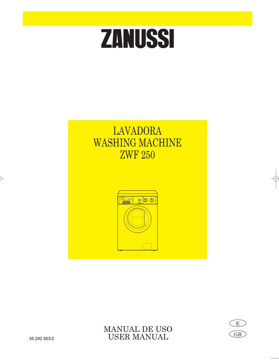 zanussi washing machine zwf2105w2