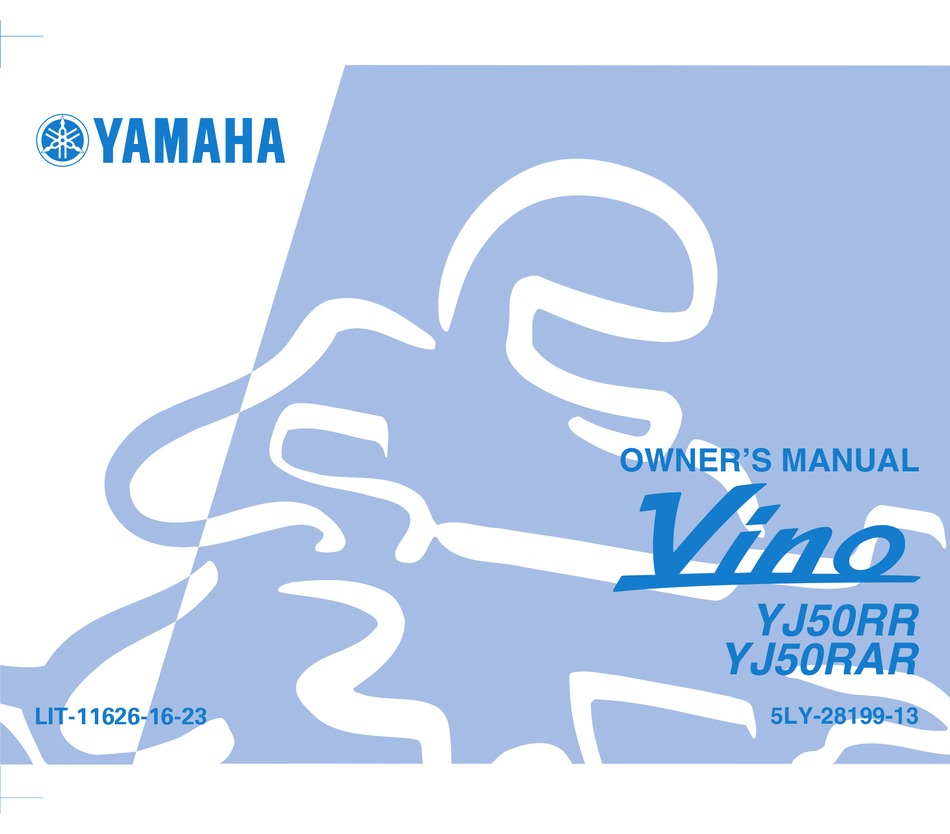 Yamaha Vino YJ50 2001 2002 2003 2004 2005 Repair Service Manual LIT-11616-14-50