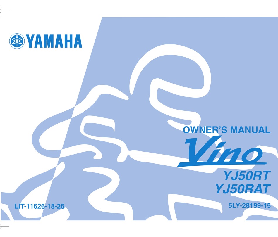Yamaha Vino Yj50rt Owner S Manual Pdf Download Manualslib