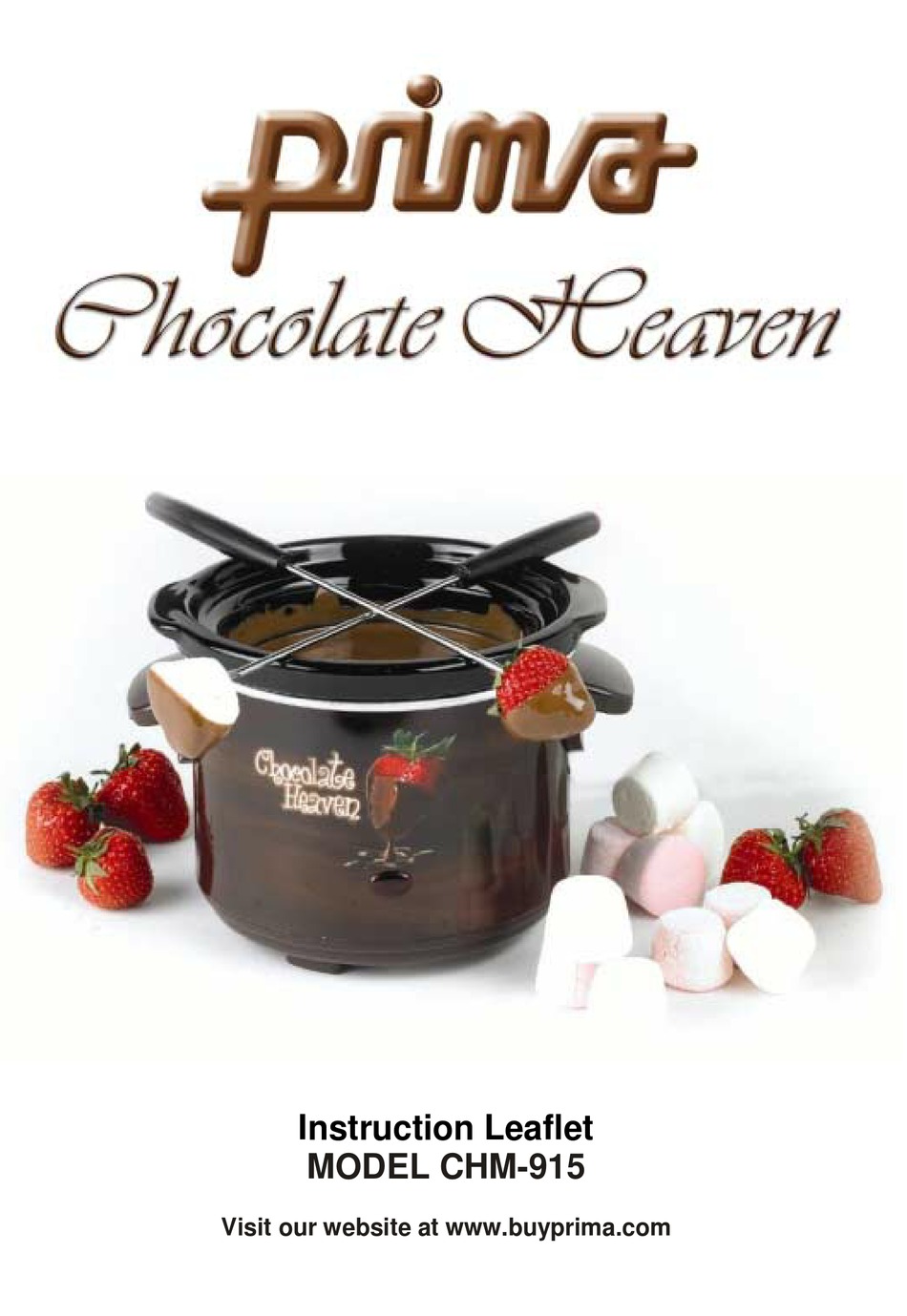 Nostalgia CHM-915 Deluxe Chocolate Heaven Fondue Pot 