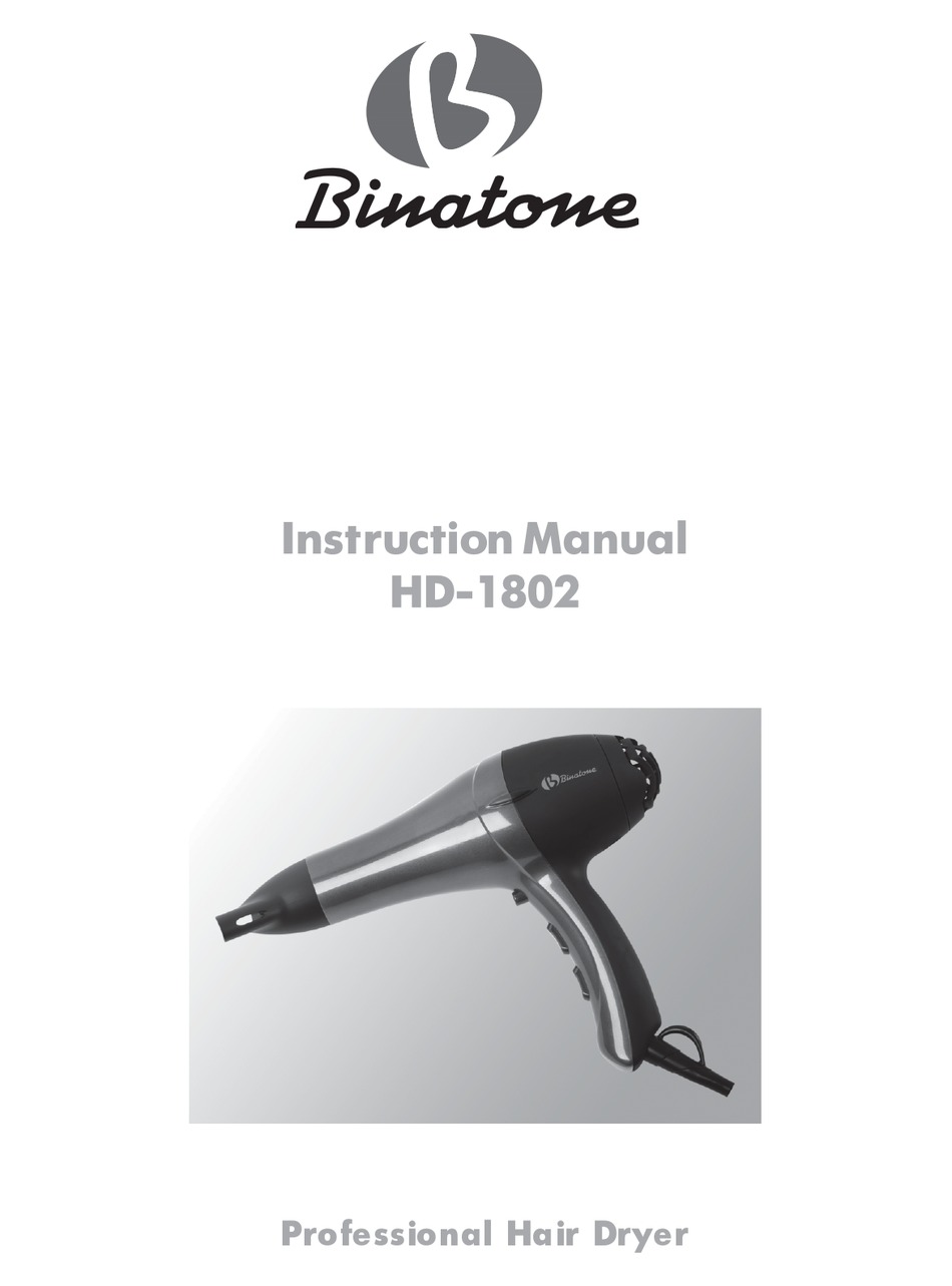 BINATONE HD-1802 INSTRUCTION MANUAL Pdf Download | ManualsLib