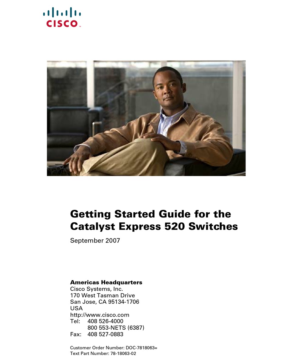 Cisco Catalyst Express 5 Getting Started Manual Pdf Download Manualslib