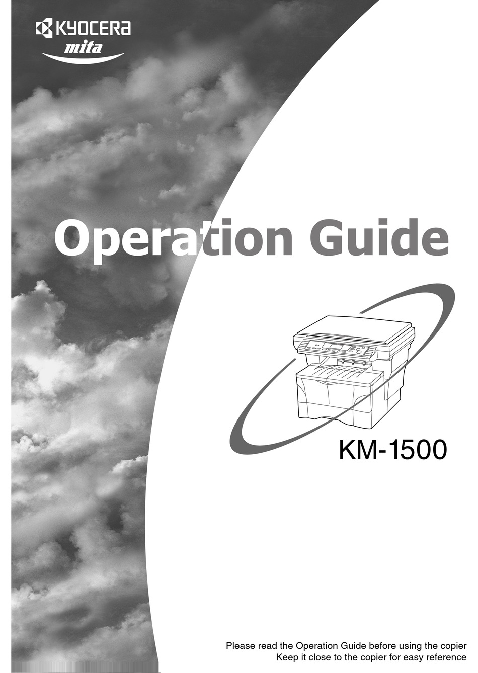 Kyocera Mita Km 1500 Operation Manual Pdf Download Manualslib
