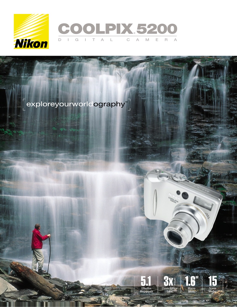 NIKON COOLPIX 5200 DATASHEET Pdf Download ManualsLib
