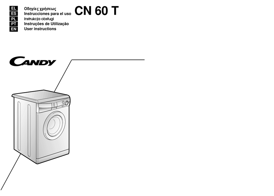 CANDY CN 60 USER INSTRUCTIONS Pdf Download | ManualsLib
