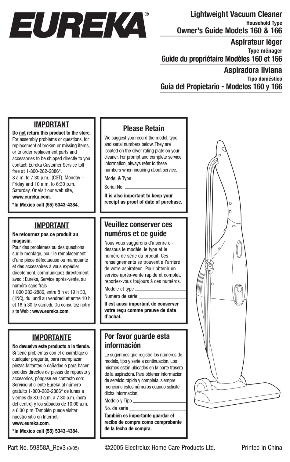 EUREKA 160 OWNER'S MANUAL Pdf Download ManualsLib