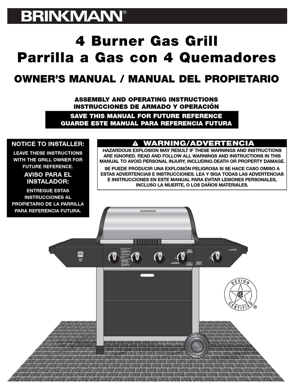 Brinkmann 4 Burner Gas Grill With Side Parts Reviewmotors.co