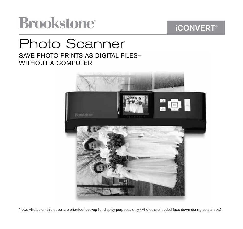 BROOKSTONE PHOTO SCANNER USER MANUAL Pdf Download ManualsLib