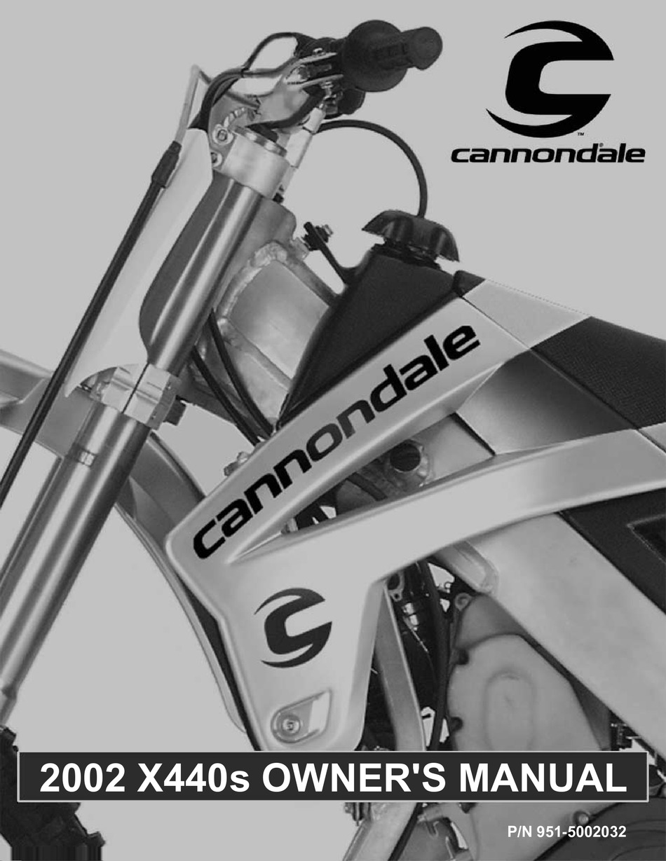 CANNONDALE X440S OWNER