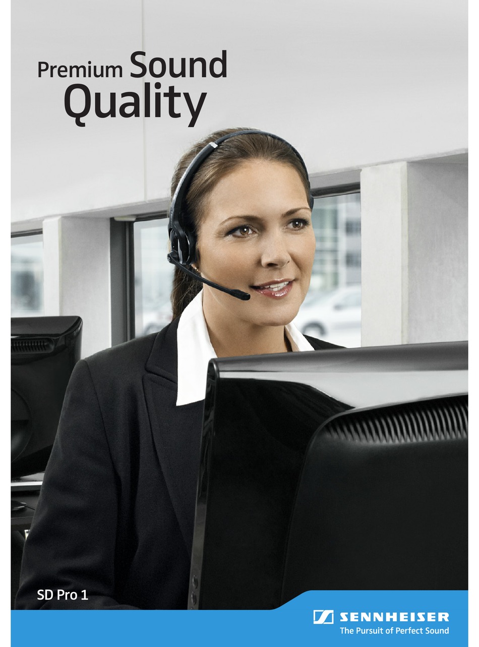 SENNHEISER SD PRO 1 QUICK MANUAL Pdf Download ManualsLib