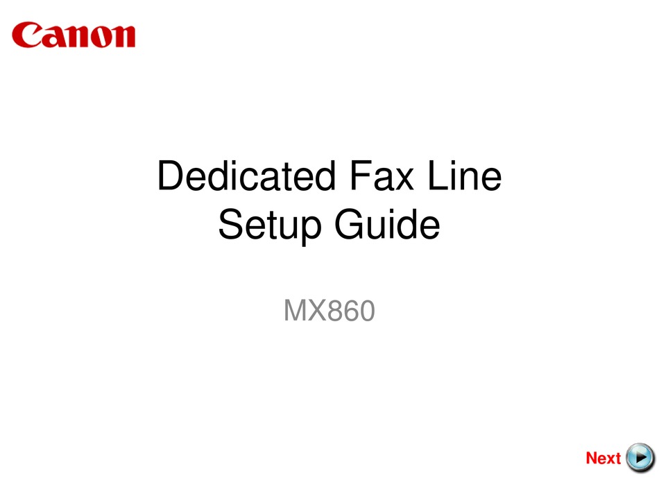 canon mx860 wireless setup guide