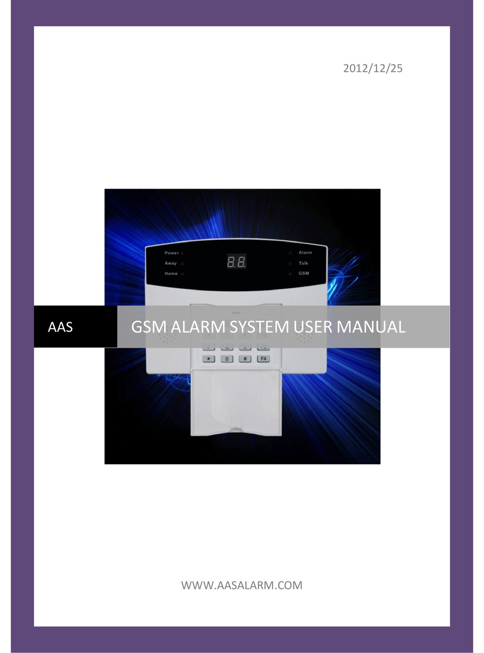 AAS USER MANUAL Pdf Download | ManualsLib
