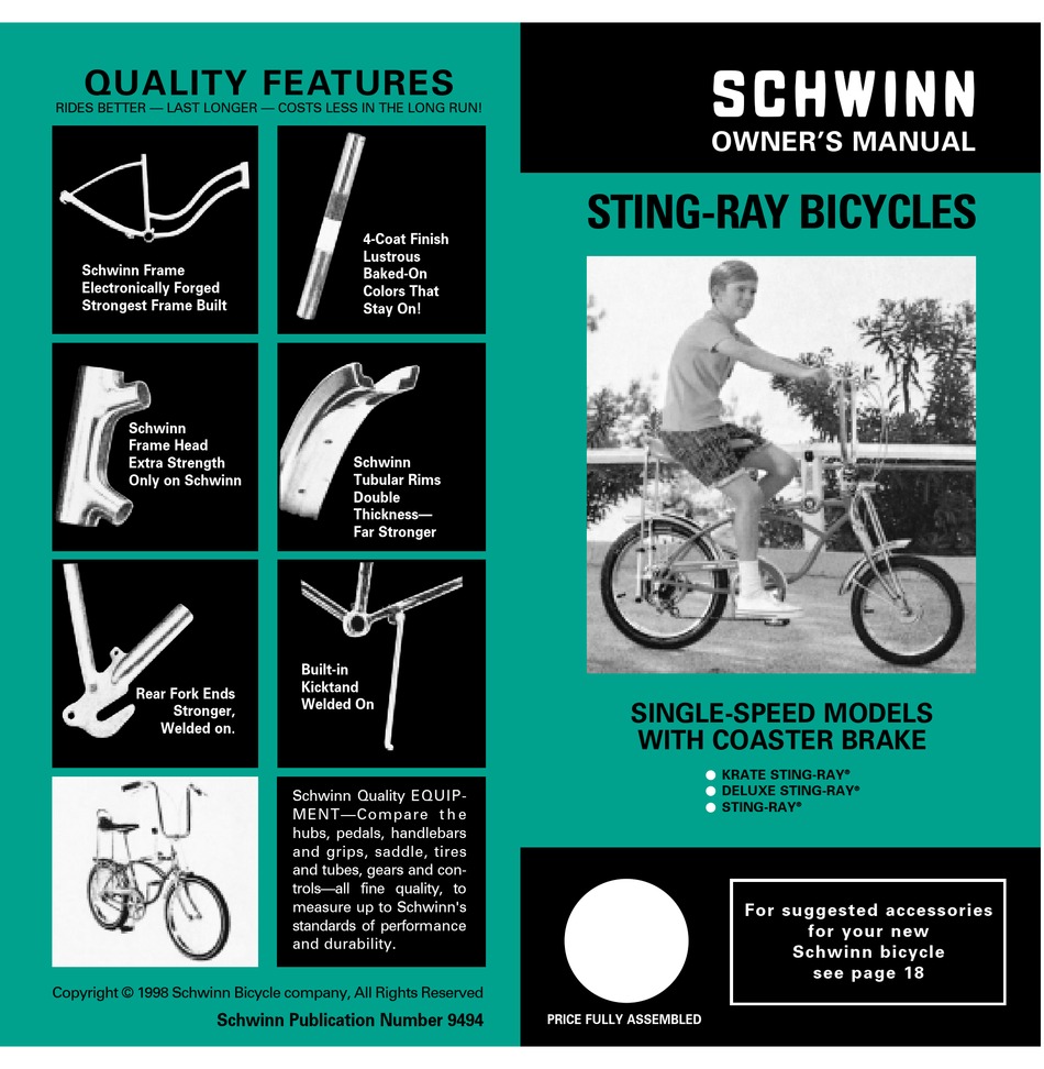 schwinn stingray accessories