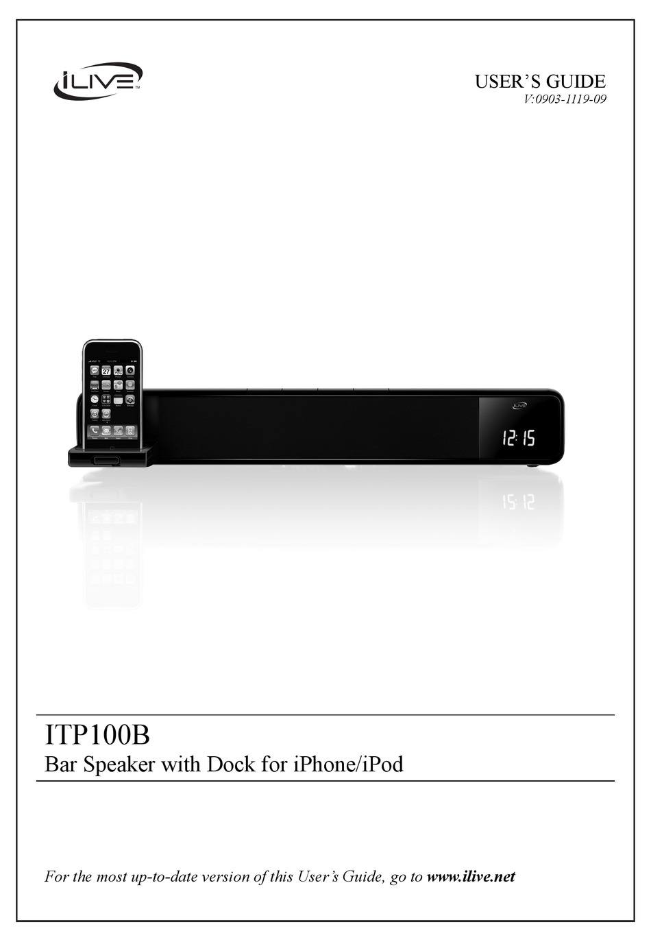 ilive sound bar itp100b