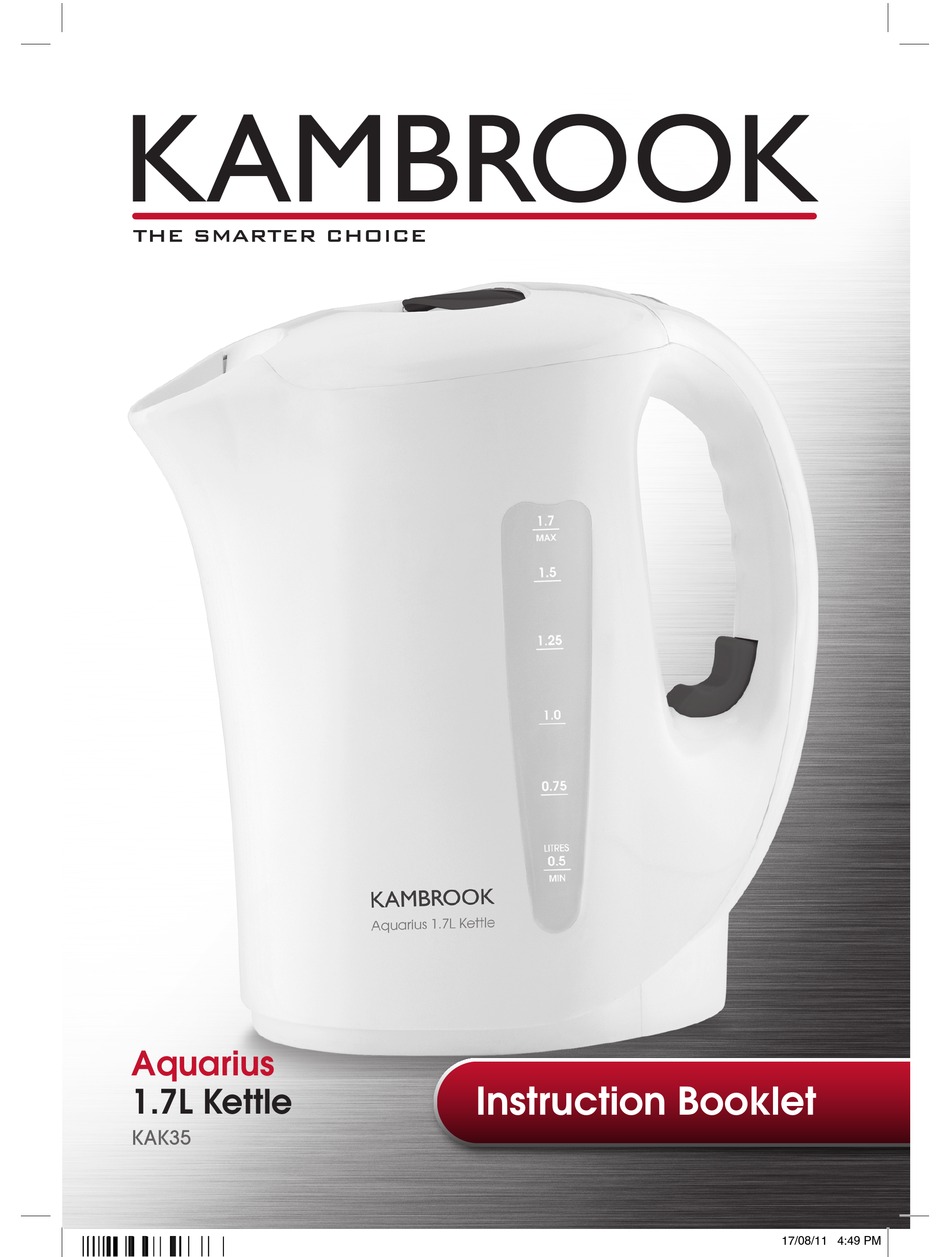 kambrook aquarius kettle