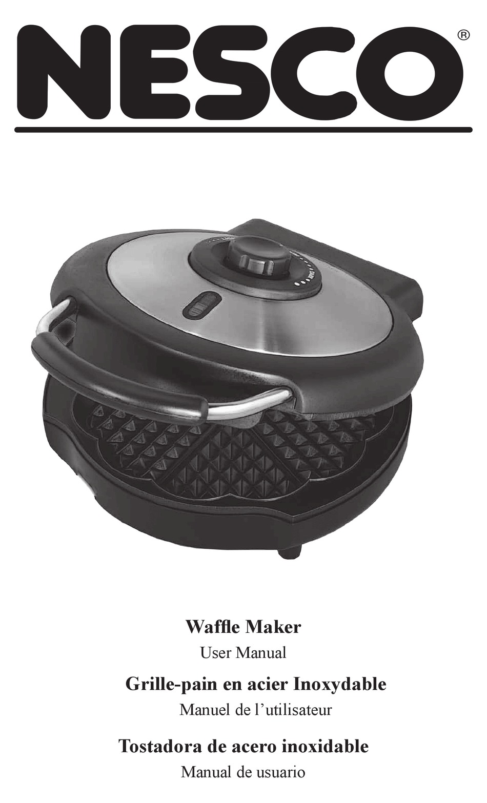 NESCO WAFFLE MAKER USER MANUAL Pdf Download ManualsLib