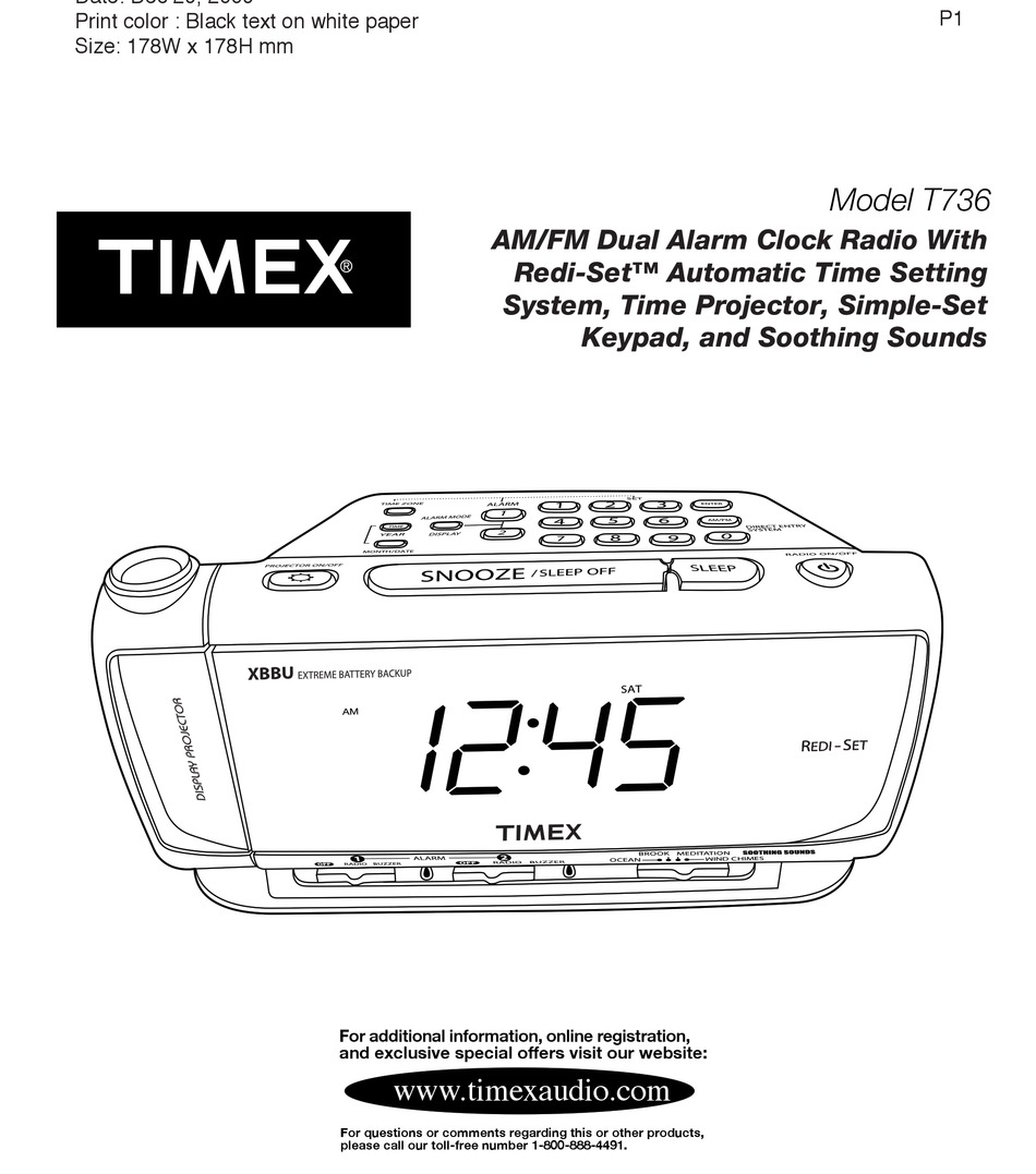 TIMEX T736 USER MANUAL Pdf Download | ManualsLib