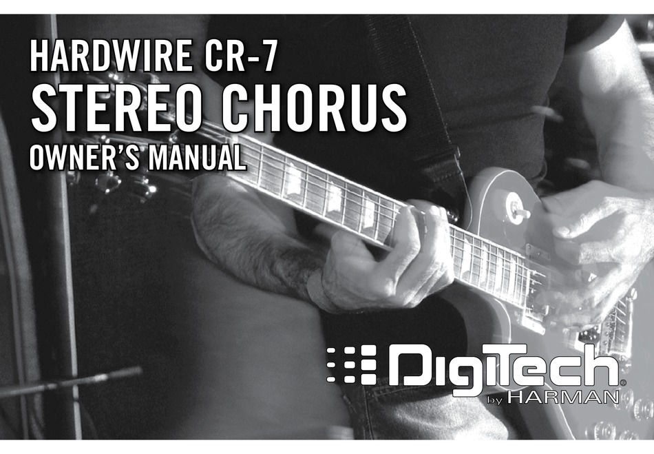 DIGITECH HARDWIRE CR-7 OWNER'S MANUAL Pdf Download | ManualsLib