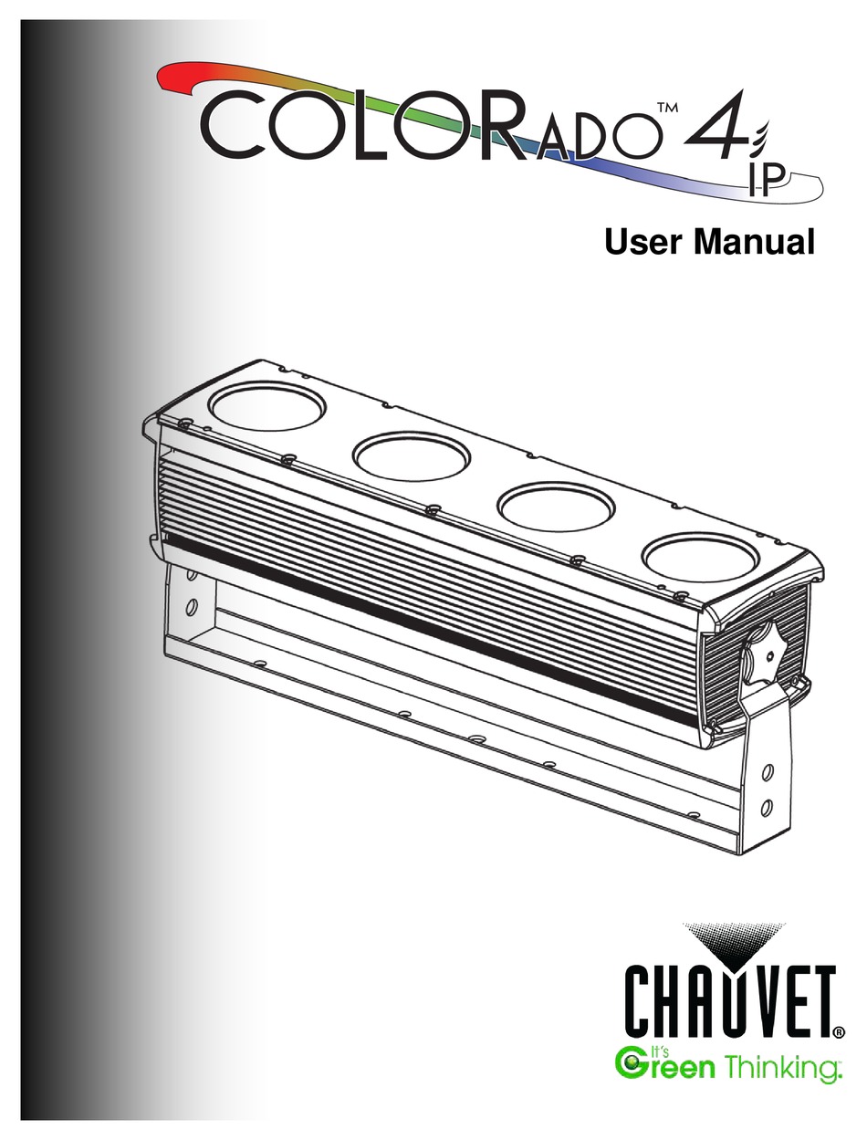 CHAUVET COLORADO 4 IP USER MANUAL Pdf Download | ManualsLib