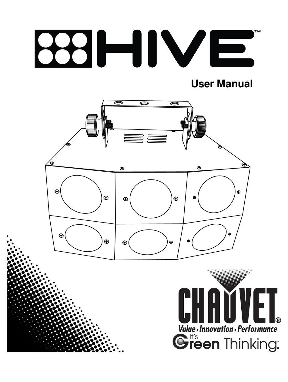 CHAUVET HIVE USER MANUAL Pdf Download ManualsLib Chauvet hive user manual pdf download manualslib