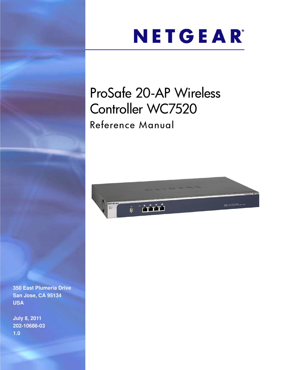 NETGEAR PROSAFE WC7520 REFERENCE MANUAL Pdf Download ManualsLib