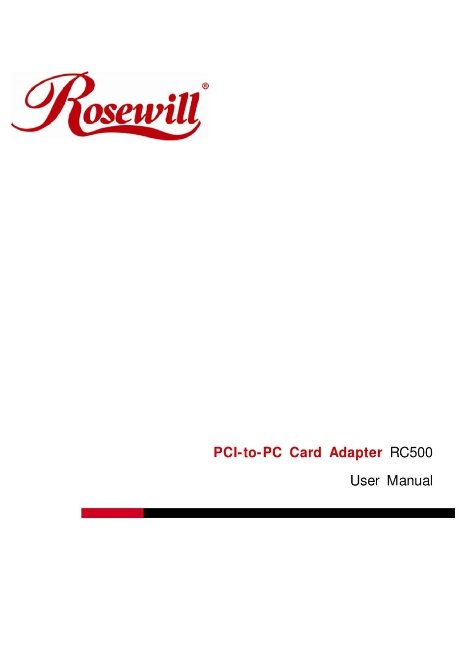 ROSEWILL RC500 USER MANUAL Pdf Download | ManualsLib