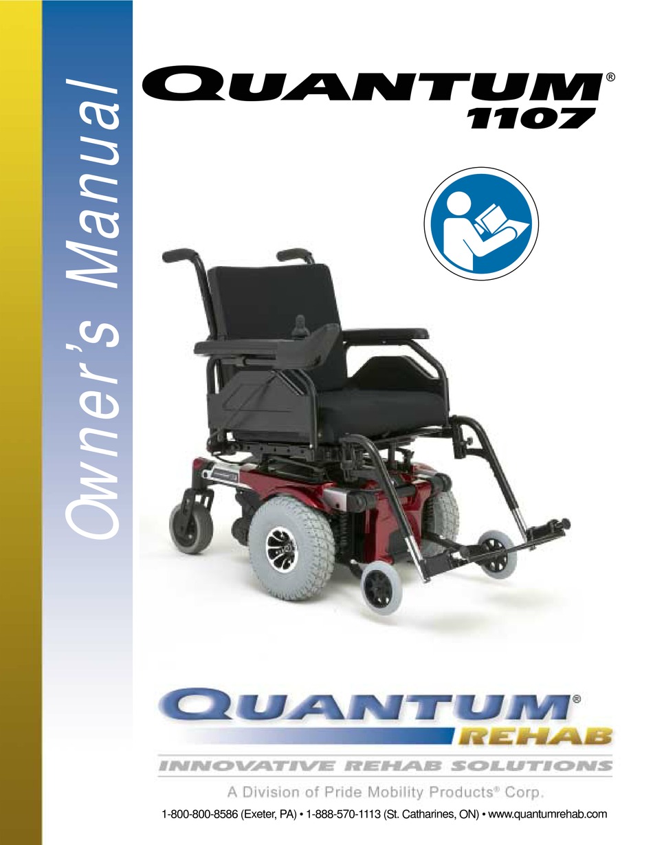 quantum 1107 power wheelchair