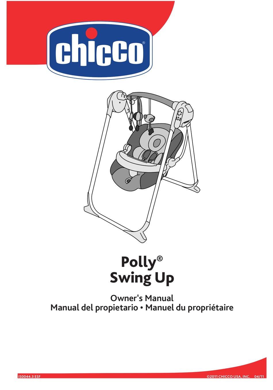 chicco polly swing battery compartment