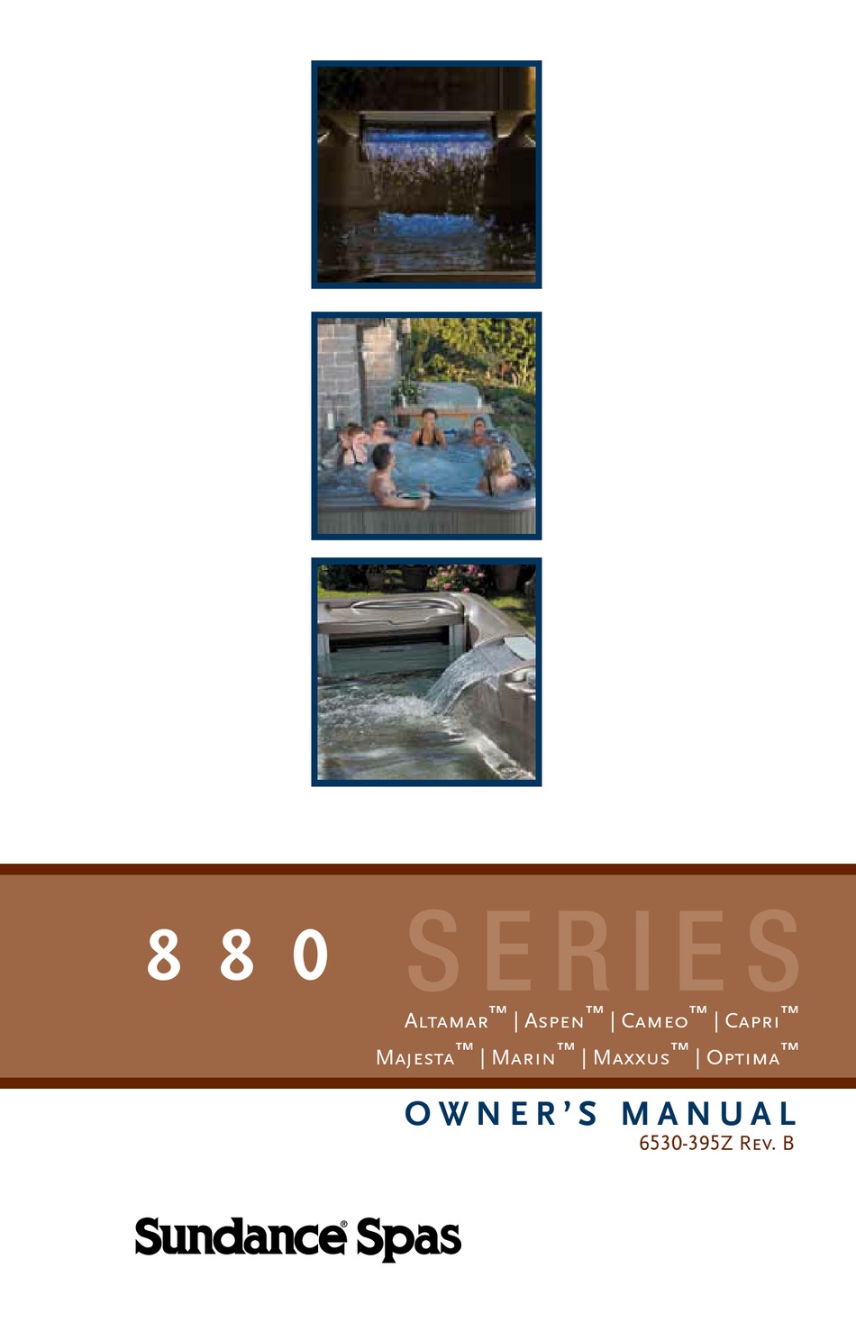 SUNDANCE SPAS 880 SERIES OWNER'S MANUAL Pdf Download | ManualsLib