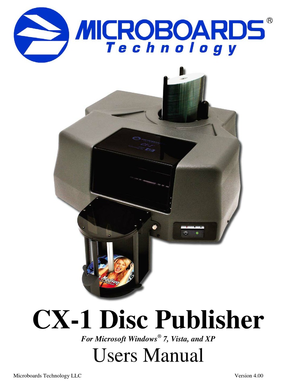 MICROBOARDS TECHNOLOGY CX1 USER MANUAL Pdf Download ManualsLib