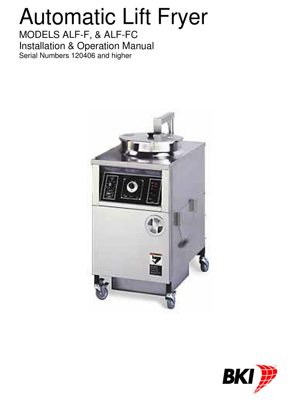 BKI ALFF INSTALLATION & OPERATION MANUAL Pdf Download ManualsLib