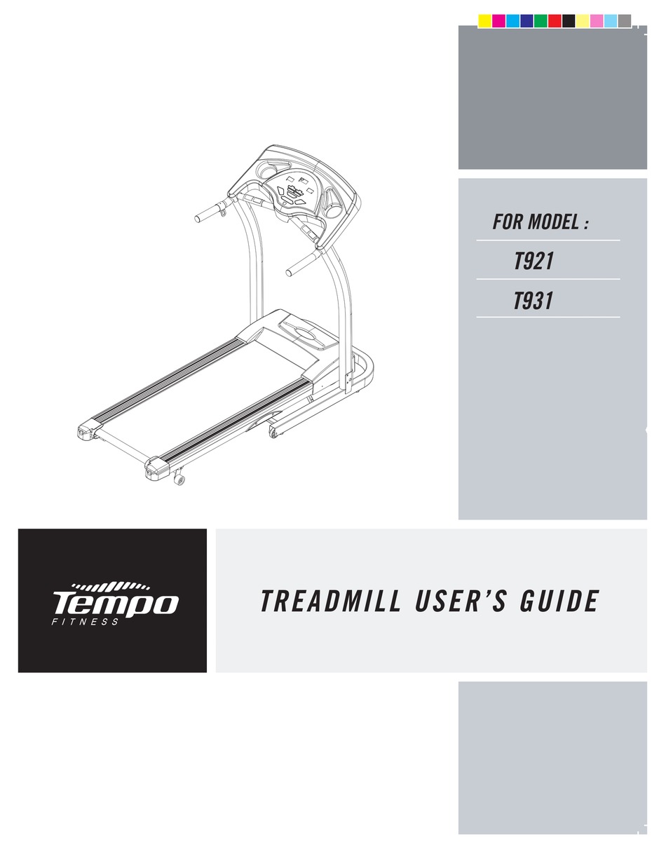 Tempo 611t treadmill cheap manual