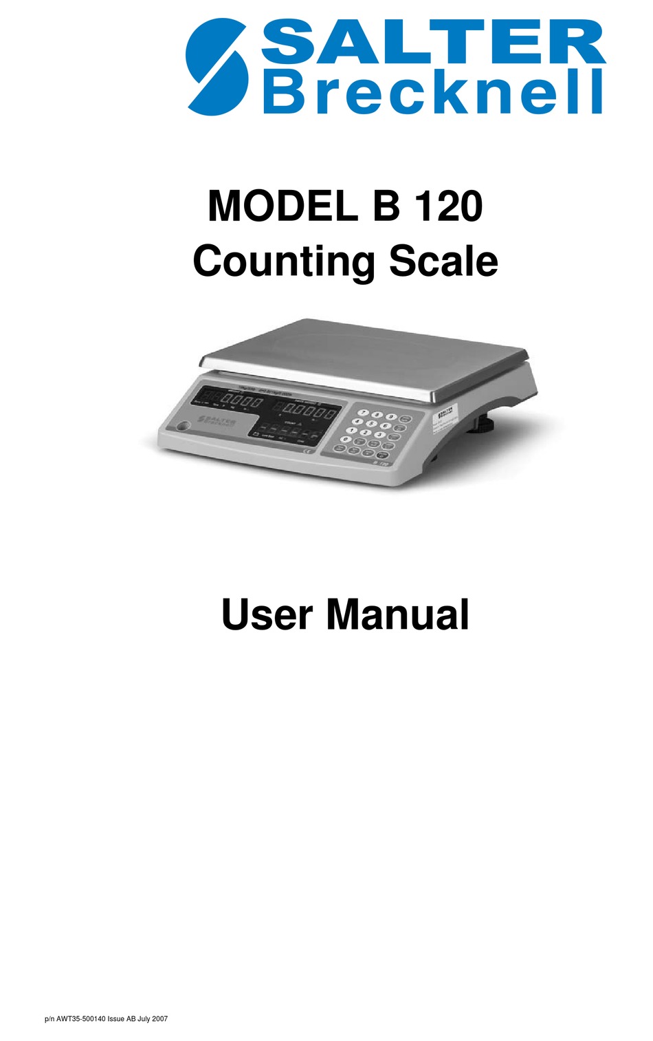 SALTER BRECKNELL B 120 USER MANUAL Pdf Download | ManualsLib