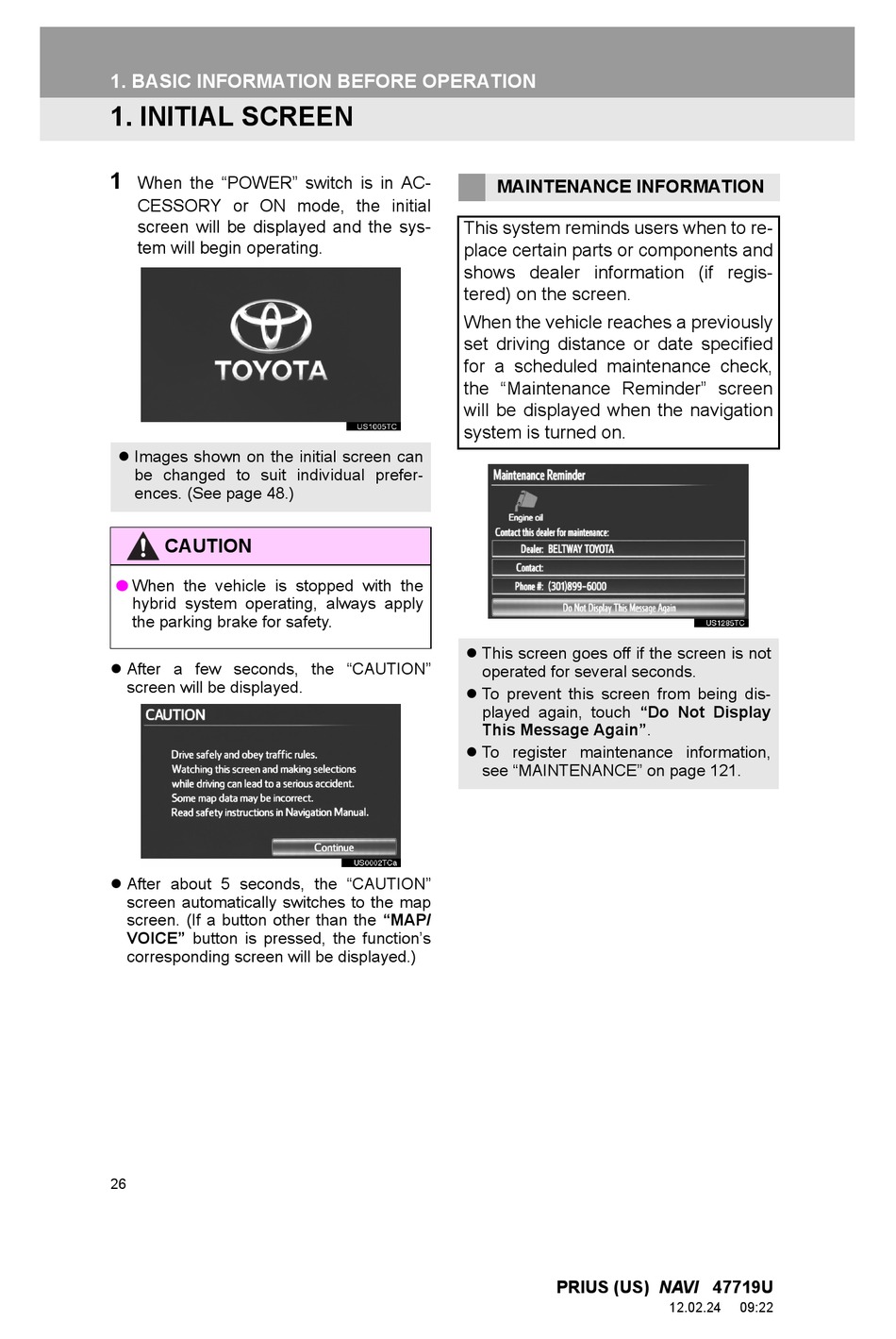 Toyota Prius Navi User Manual Pdf Download Manualslib