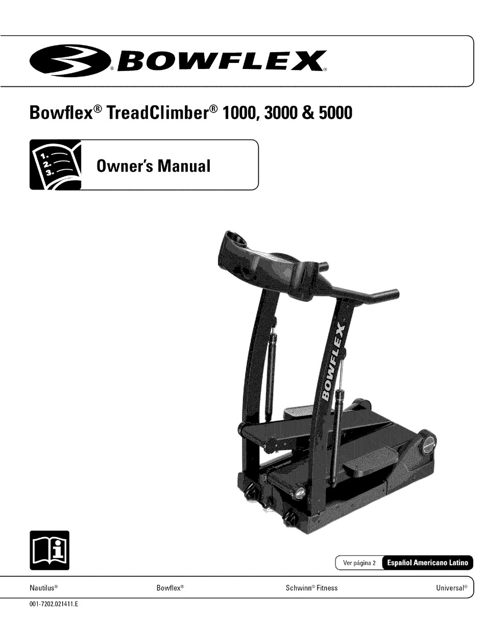 Fits BowFlex Treadclimber Walking Deck Model TC5000 Pair 