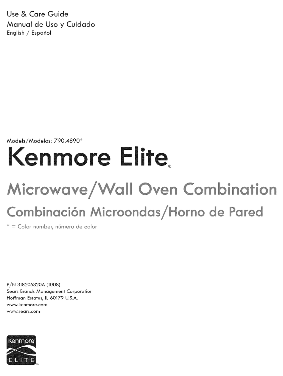 Kenmore 790 4890 Series Use Care Manual Pdf Manualslib Kenmore 790 4890 Series Use Care