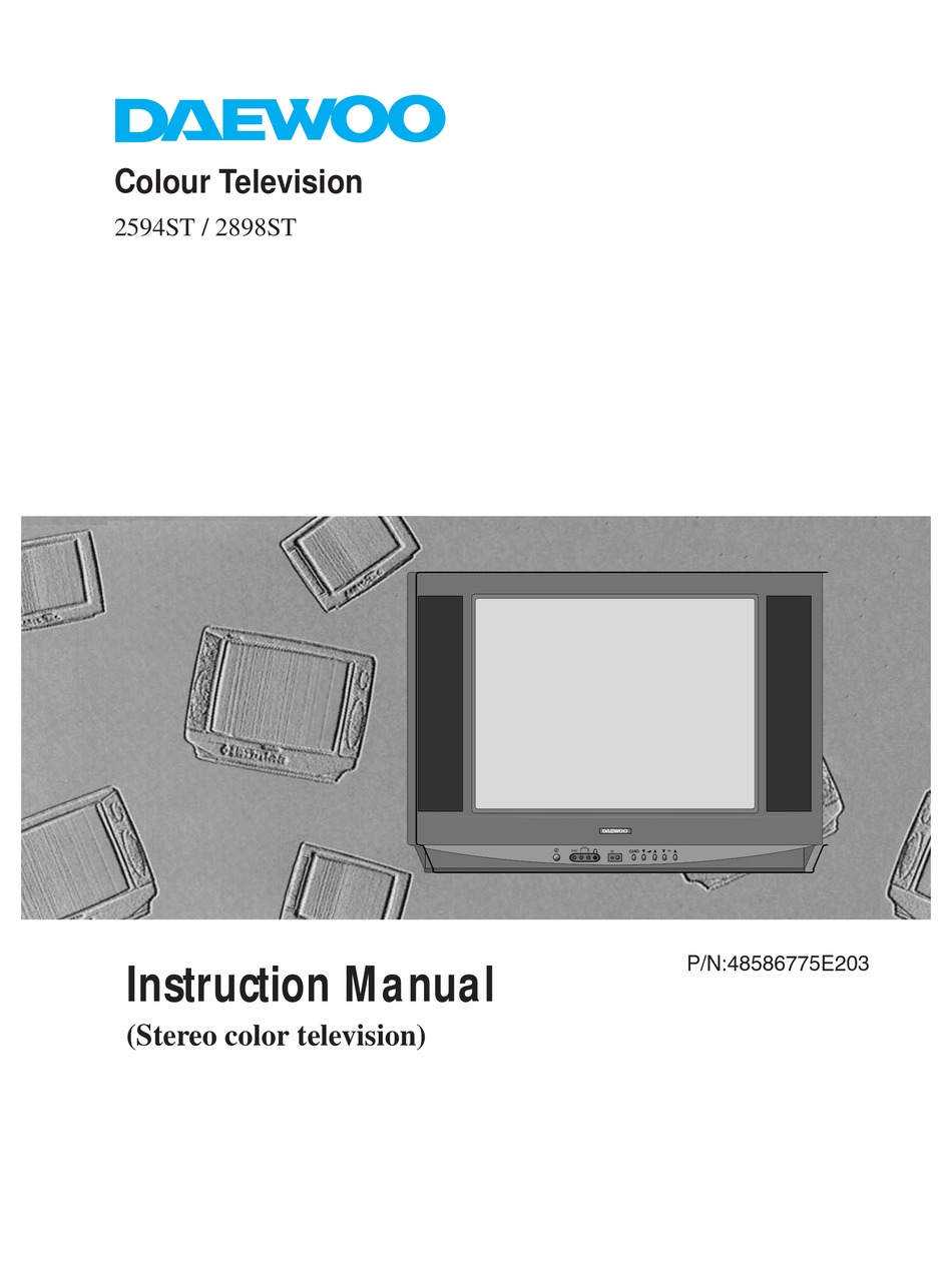 DAEWOO 2594ST INSTRUCTION MANUAL Pdf Download ManualsLib