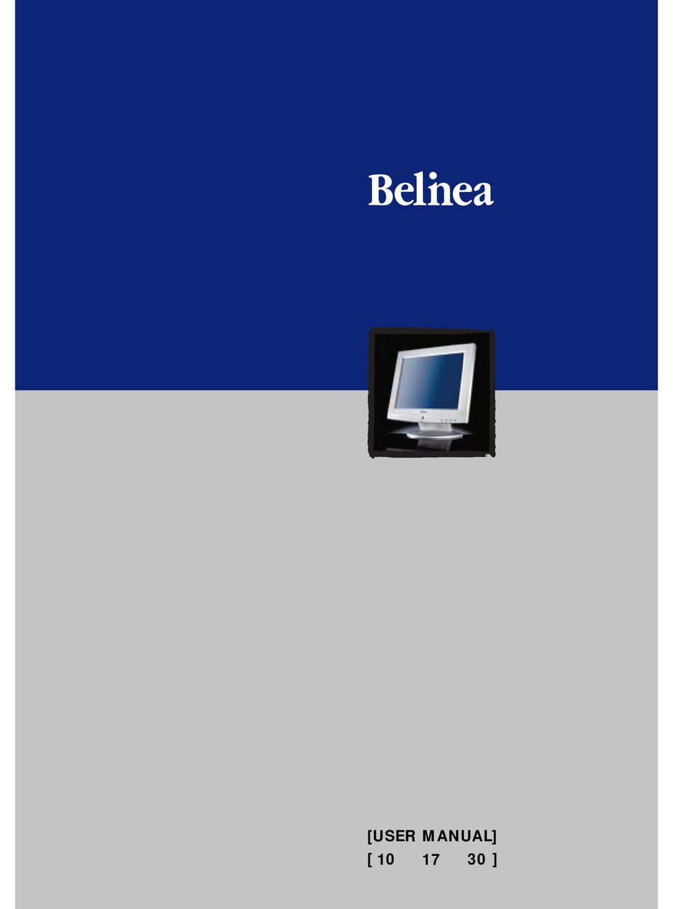 Connecting; Startup - BELINEA 10 User 