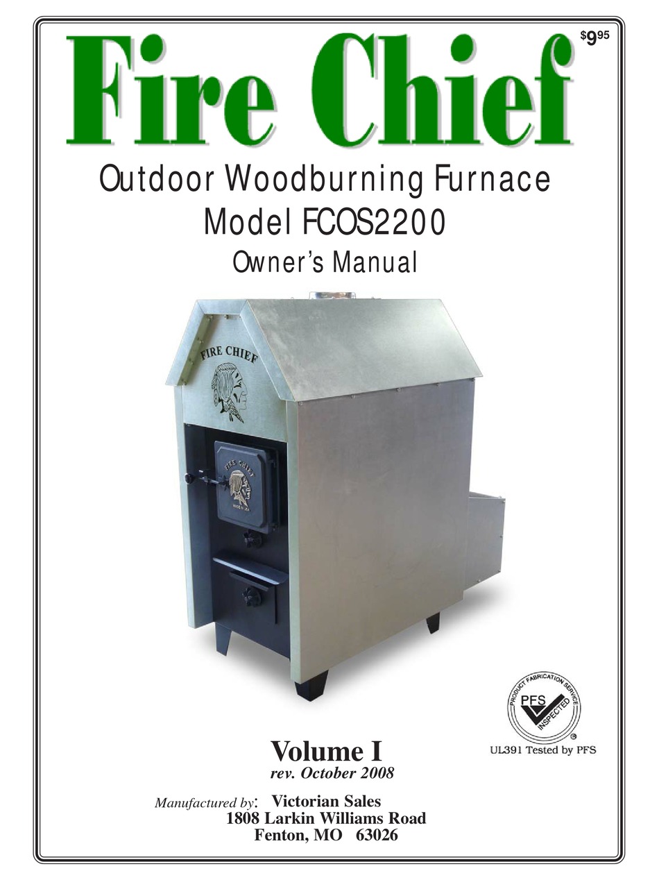 FIRE CHIEF FCOS2200 OWNER'S MANUAL Pdf Download | ManualsLib