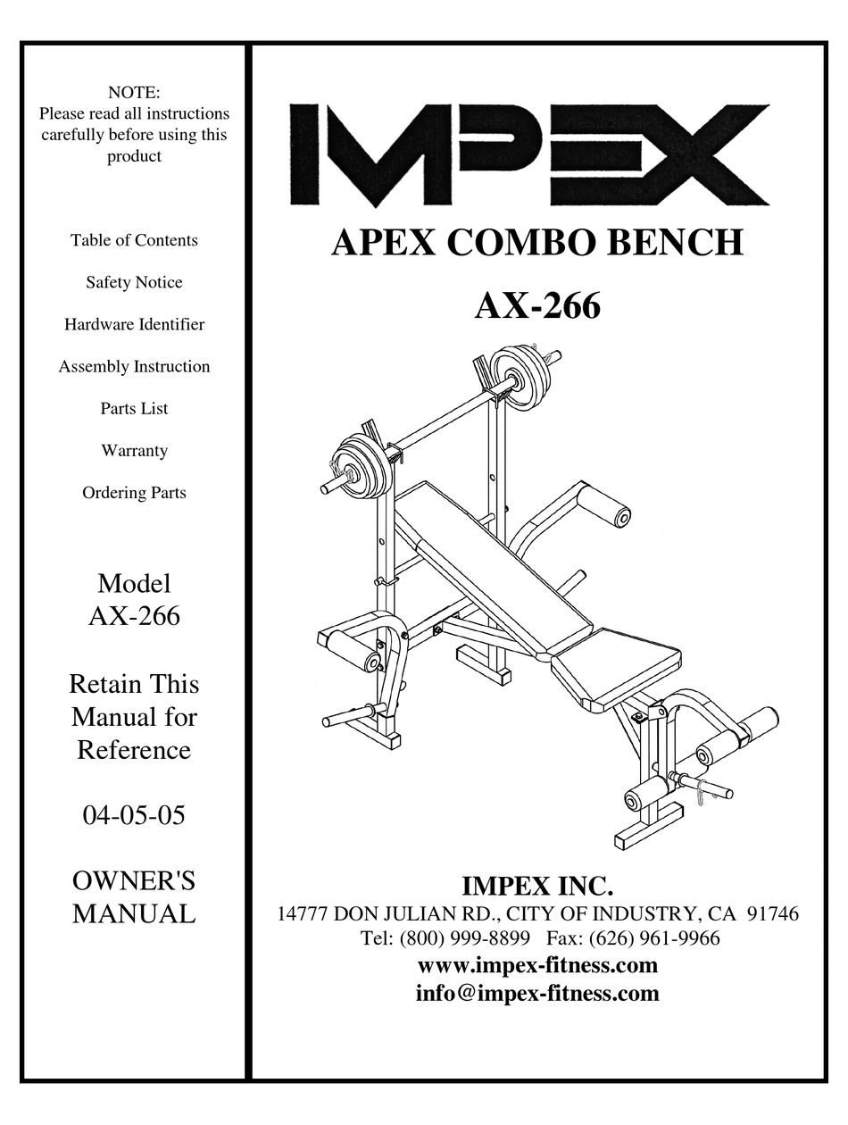 Apex ax best sale 697 weight bench